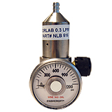 CA-REG1 0.3 lpm standard regulator for calibration gas cylinders.